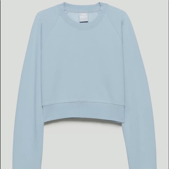 Cozy fleece perfect raglan sweatshirt size s - Picture 2 of 3